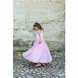 Velvety Soft Sleeping Sweetheart Princess Gown with Arm Warmers (Size 3-4)