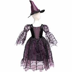 Amethyst the Spider Witch Dress with Hat (Size 5-6)