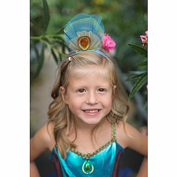 Pretty Peacock Dress & Headband
