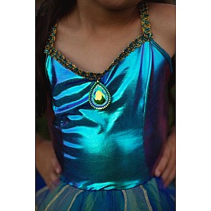 Pretty Peacock Dress & Headband