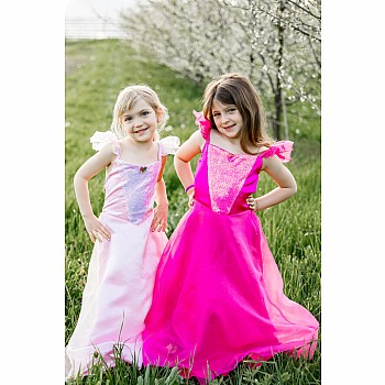 Hot Pink Party Princess Dress (size 3-4)