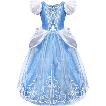  Once Upon a Princess Glass Slipper Dress (Size 5-6)
