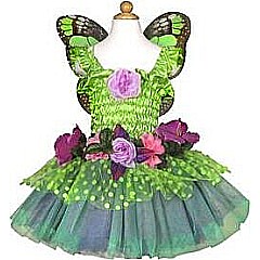Fairy Blooms Deluxe Dress Green (Size 3-4)