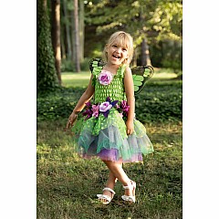 Fairy Blooms Deluxe Dress Green (Size 3-4)