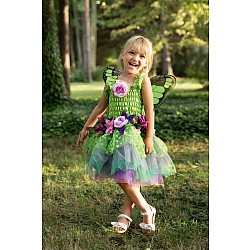 Fairy Blooms Deluxe Dress Green (Size 5-6)