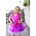 Fairy Blooms Deluxe Dress & Wings, Hot Pink/Lilac, Size 3-4