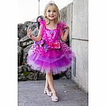 Fairy Blooms Deluxe Dress & Wings, Hot Pink/Lilac, Size 3-4