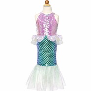 Great Pretenders Misty Mermaid Dress, Pink/Blue (Size 3-4)