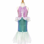 Great Pretenders Misty Mermaid Dress, Pink/Blue (Size 5-7)