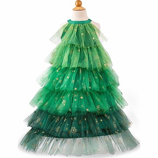 Christmas Tree Dress with Head Piece (sizes 3-4)