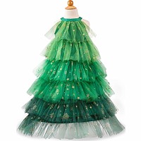 Christmas Tree Dress with Head Piece (sizes 5-6)