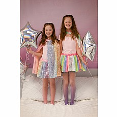 Stripy Sequins Skirt (size 4-6)