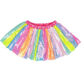 Stripy Sequins Skirt (size 4-6)