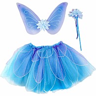 Fancy Flutter Skirt Sets with Wings & Wands