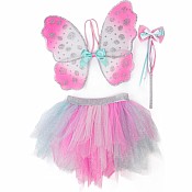 Think Mint Pink Skirt, Wings & Wand (Size 4-6)