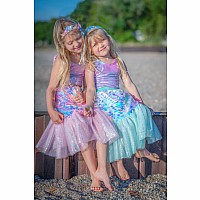 Bling Bling Mermaid Skirt & Hairclip Set Mint (Size 4-6)