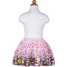 Pink Party Fun Sequin Skirt