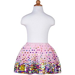 Pink Party Fun Sequin Skirt - Size 7/8