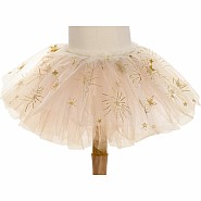 Great Pretenders Sparkle Star Tutu, White & Gold (Size 4-6)