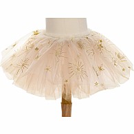 Sparkle Star Tutu, White & Gold (Size 4-6)