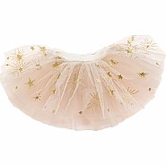 Great Pretenders Sparkle Star Tutu, White & Gold (Size 4-6)