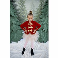 Sparkle Star Tutu, White & Gold (Size 4-6)