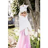 Unicorn Cuddle Cape, White (Size 4-6)