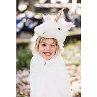 Unicorn Cuddle Cape, White (Size 4-6)