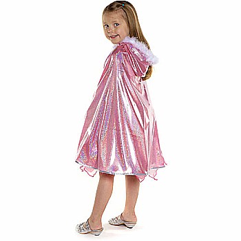 Glitter Princess Cape, Pink (Size 4-6)