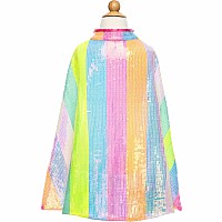 Stripy Sequin Cape (sizes 4-6)