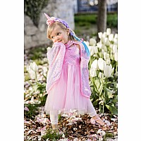 Pink Sequins Cape (Size 3-4)