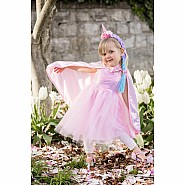 Great Pretenders Pink Sequins Cape (Size 5-6)