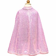 Great Pretenders Pink Sequins Cape (Size 5-6)