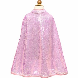 Pink Sequins Cape  (Size 5-6)