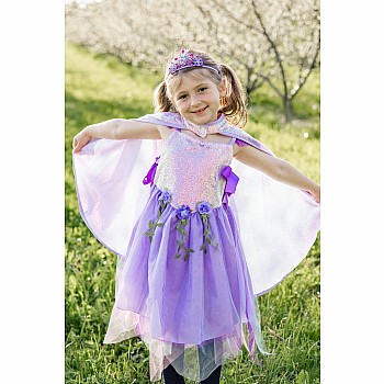 Lilac Sequins Cape (Size 3-4)