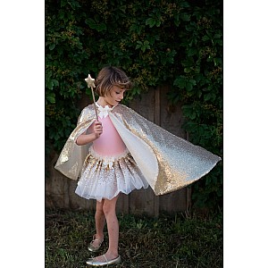 Gracious Gold Sequins Cape