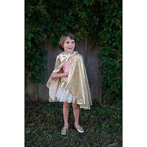 Gracious Gold Sequins Cape