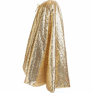 Gracious Gold Sequins Cape