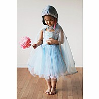 Blue Snow Queen Cape (Size 3-4)