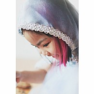 Blue Snow Queen Cape (Size 3-4)