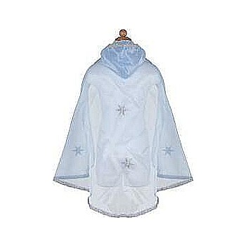 Blue Snow Queen Cape (Size 5-7)