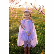 Great Pretenders Rainbow Unicorn Cape & Headband, Multicoloured