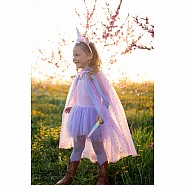 Great Pretenders Rainbow Unicorn Cape & Headband, Multicoloured