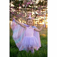 Great Pretenders Rainbow Unicorn Cape & Headband, Multicoloured