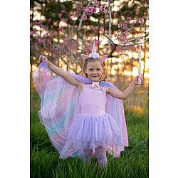 Rainbow Unicorn Cape & Headband, Multi