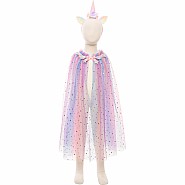 Great Pretenders Rainbow Unicorn Cape & Headband, Multicoloured