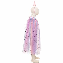 Rainbow Unicorn Cape & Headband, Multi