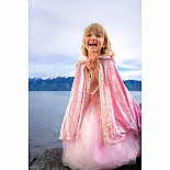 Deluxe Pink Princess Cape (Size 5-6)
