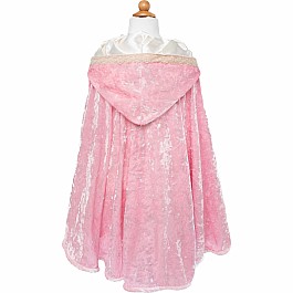 Deluxe Pink Princess Cape (Size 5-6)