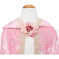 Deluxe Pink Princess Cape (Size 7-8)